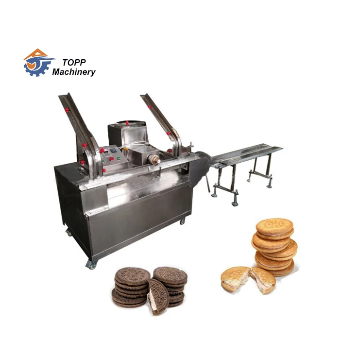 Machine de fabrication de sandwichs aux biscuits