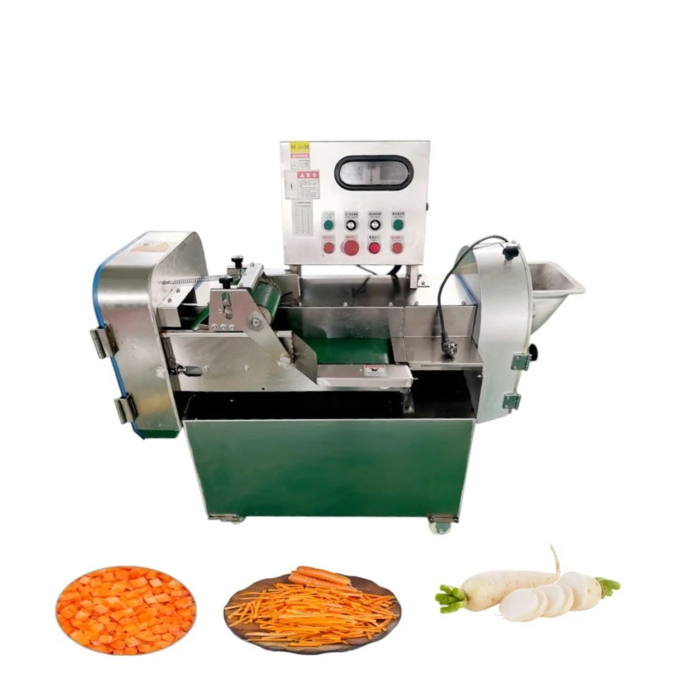 Machine de découpe de légumes multifonctionnelle à double fréquence