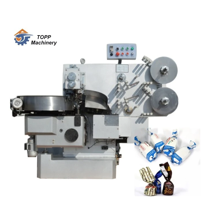 Machine à emballer de bonbons à double torsion simple